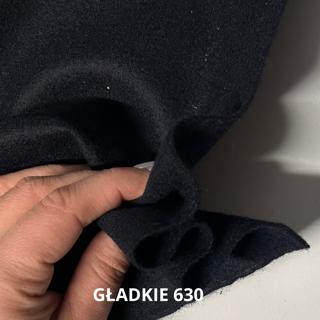 Granatowe sukno wełniane, nr 630