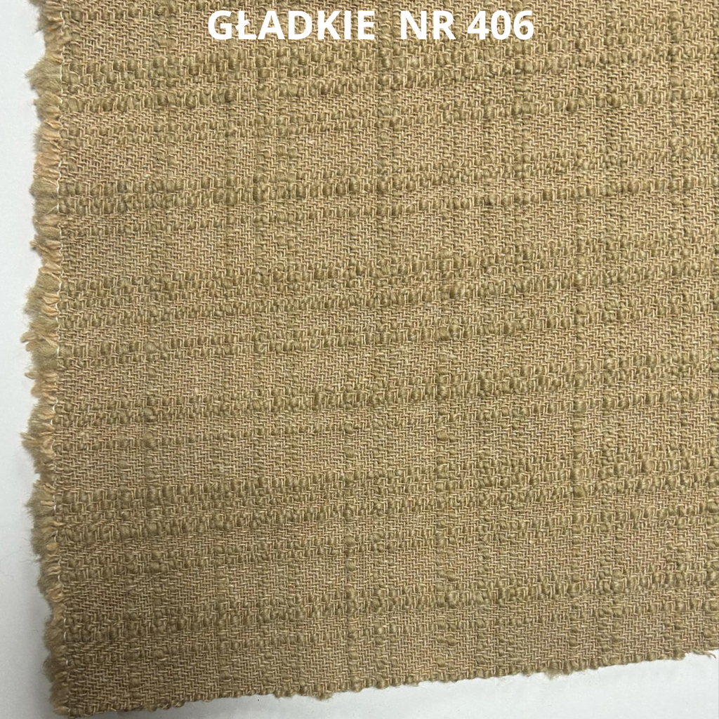 Tkanina beżowa z domieszką wełny, nr 406