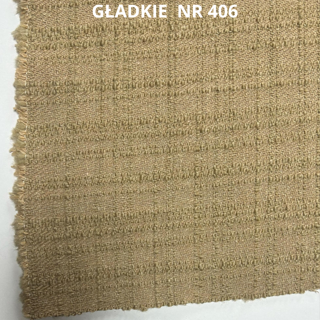 Tkanina beżowa z domieszką wełny, nr 406