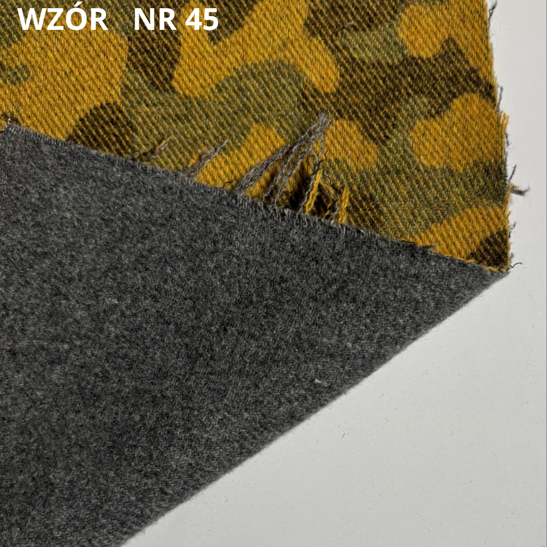 Tkanina płaszczowa, moro, nr 45