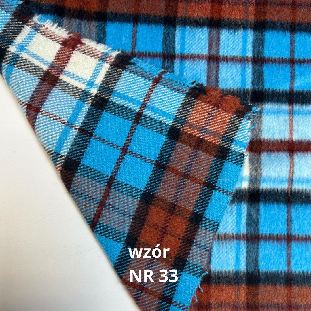 Krata tkanina płaszczowa, nr 33