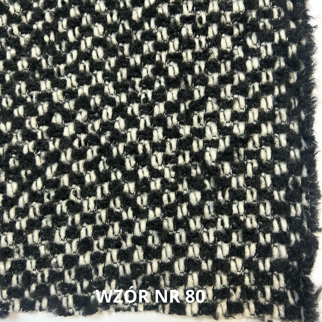 Tkanina czarno biała, nr 80