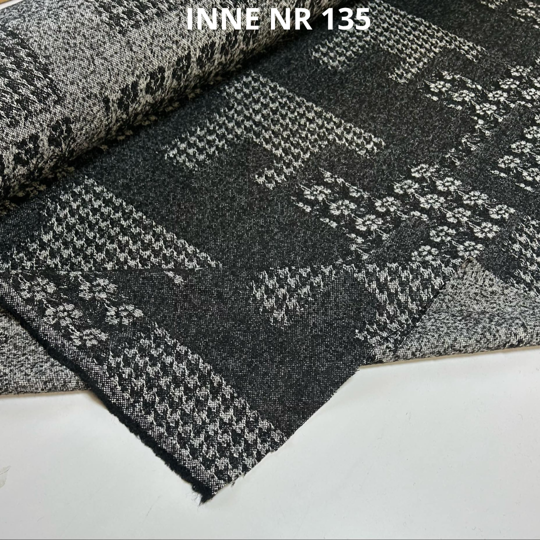 Szaro czarna tkanina, nr 135