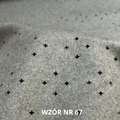 Szara tkanina wełniana, wycinanka, 65% wełna, nr 67