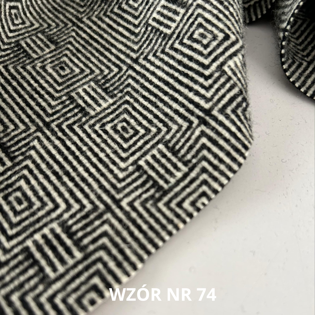 Tkanina wełniana wzór 65% wełna, nr 74
