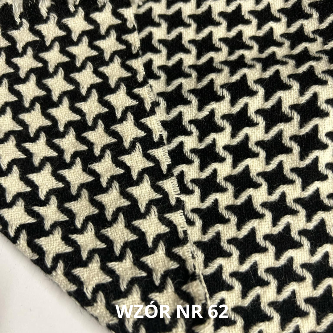 Tkanina czarno biała, nr 62