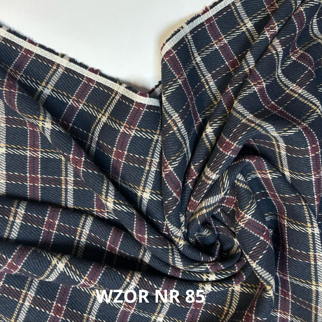 Tkanina w kratę, stroje historyczne, nr 85