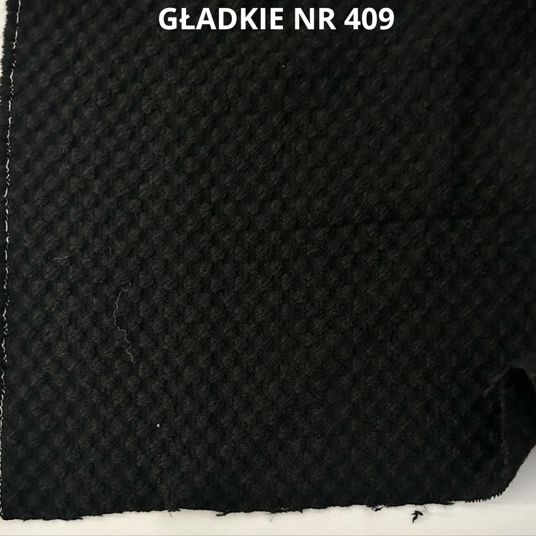 Czarna włoska tkanina, nr 409