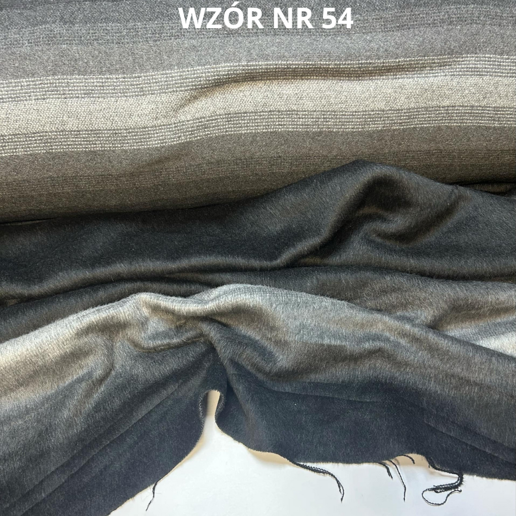 Tkanina w pasy, tkanina płaszczowa, nr 54
