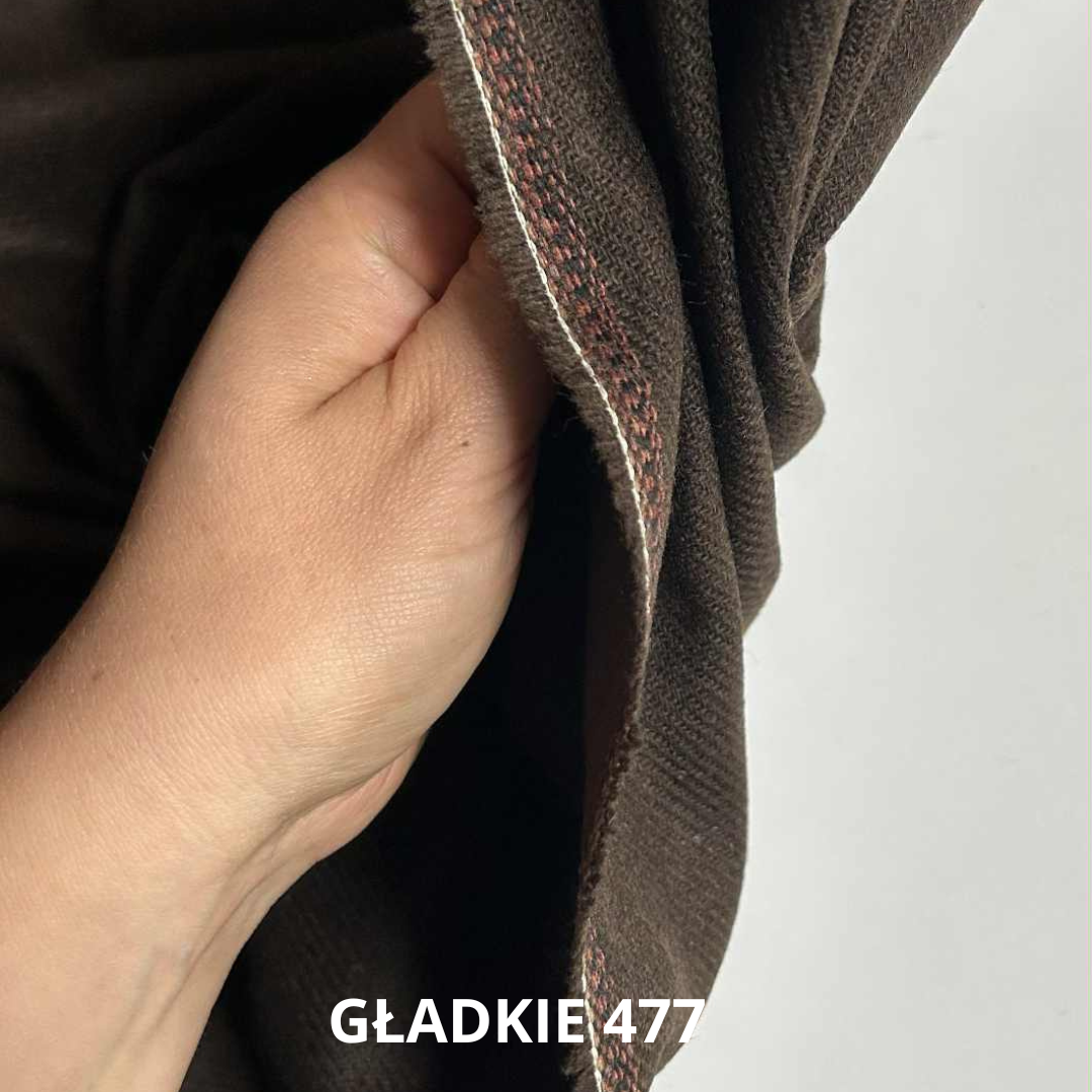 Tkanina wełniana, brąz, stroje historyczne, nr 477