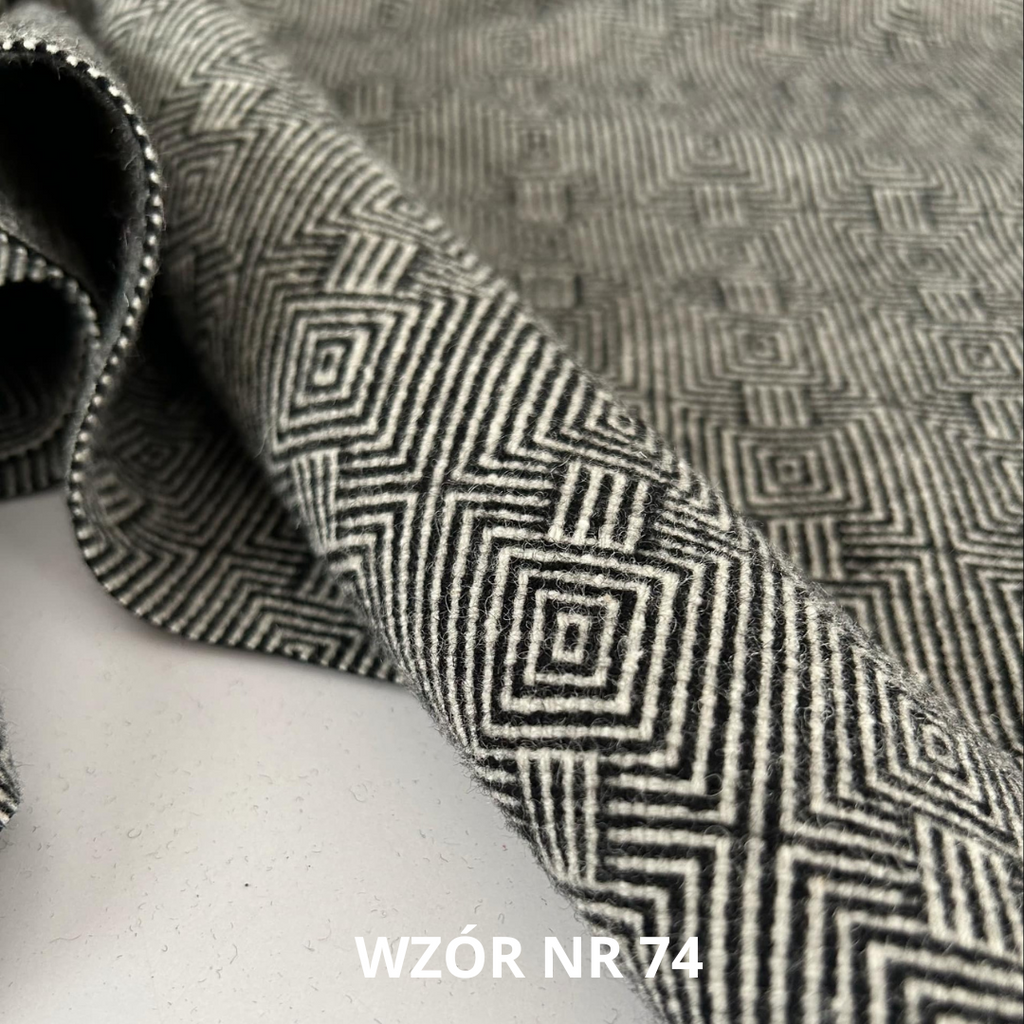Tkanina wełniana wzór 65% wełna, nr 74
