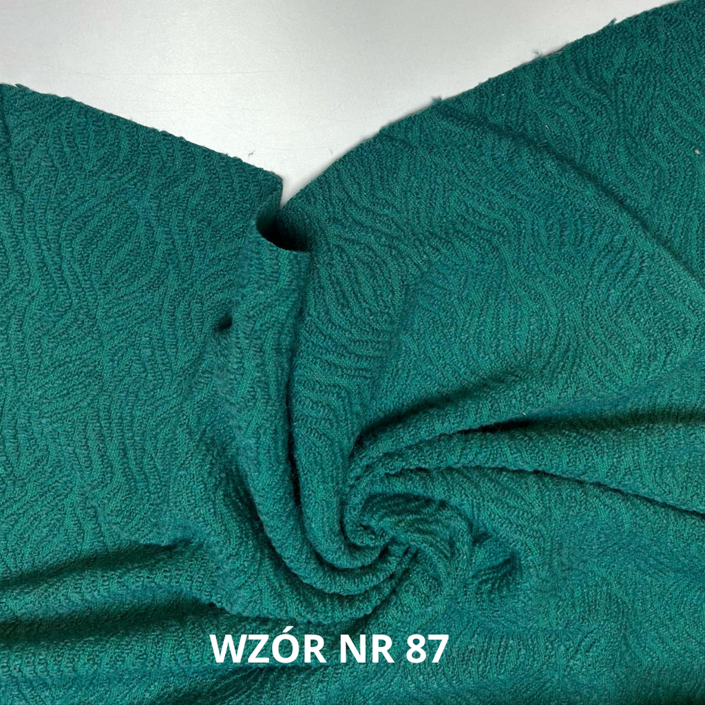 Zielona tkanina wzór, nr 87