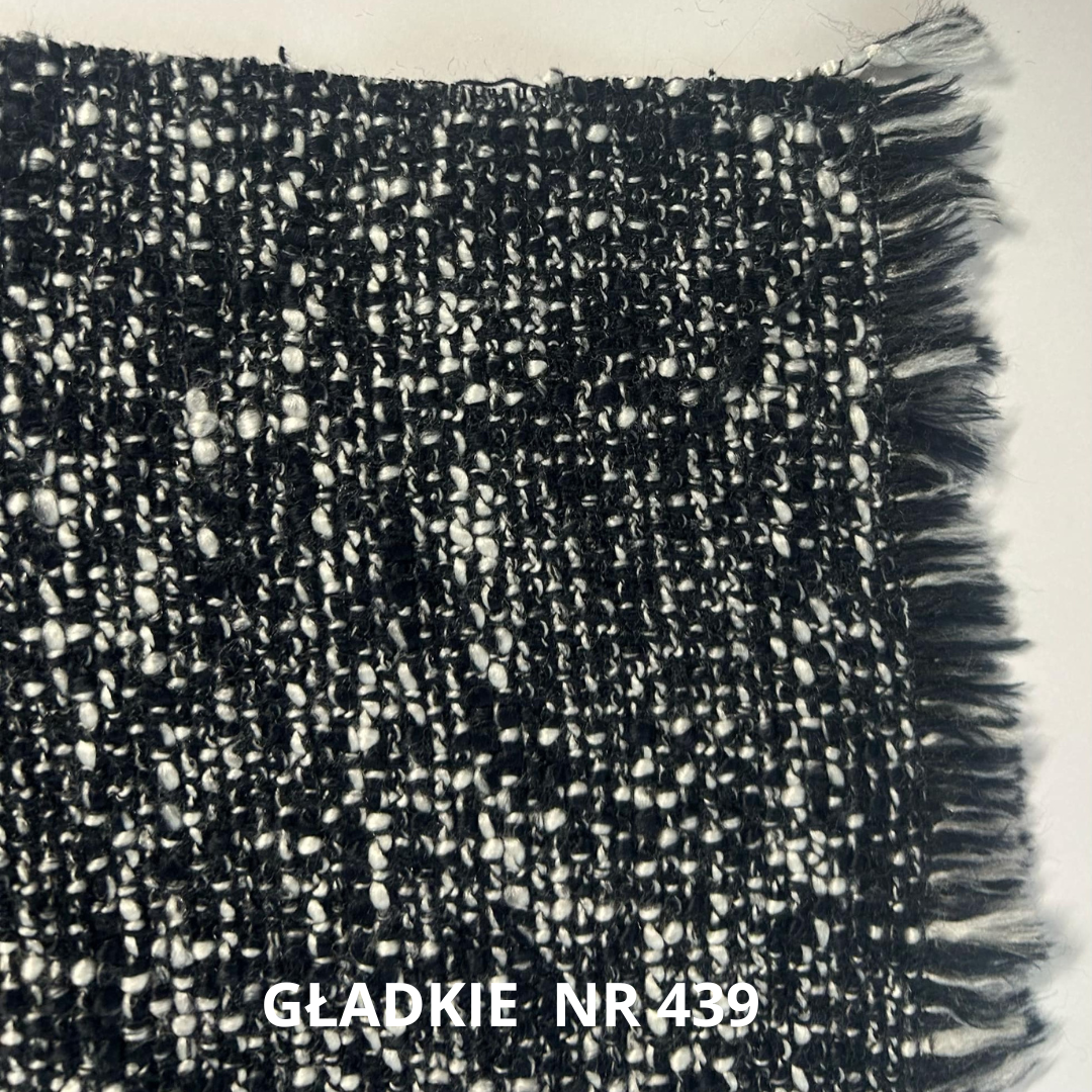Czarno biała chanelka wełniana, nr 439