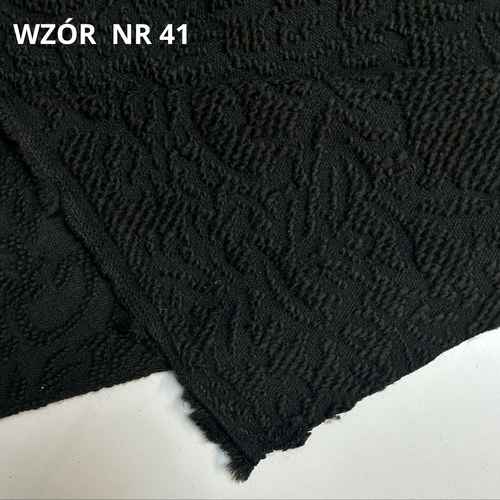 Czarna tkanina płaszczowa, nr 41