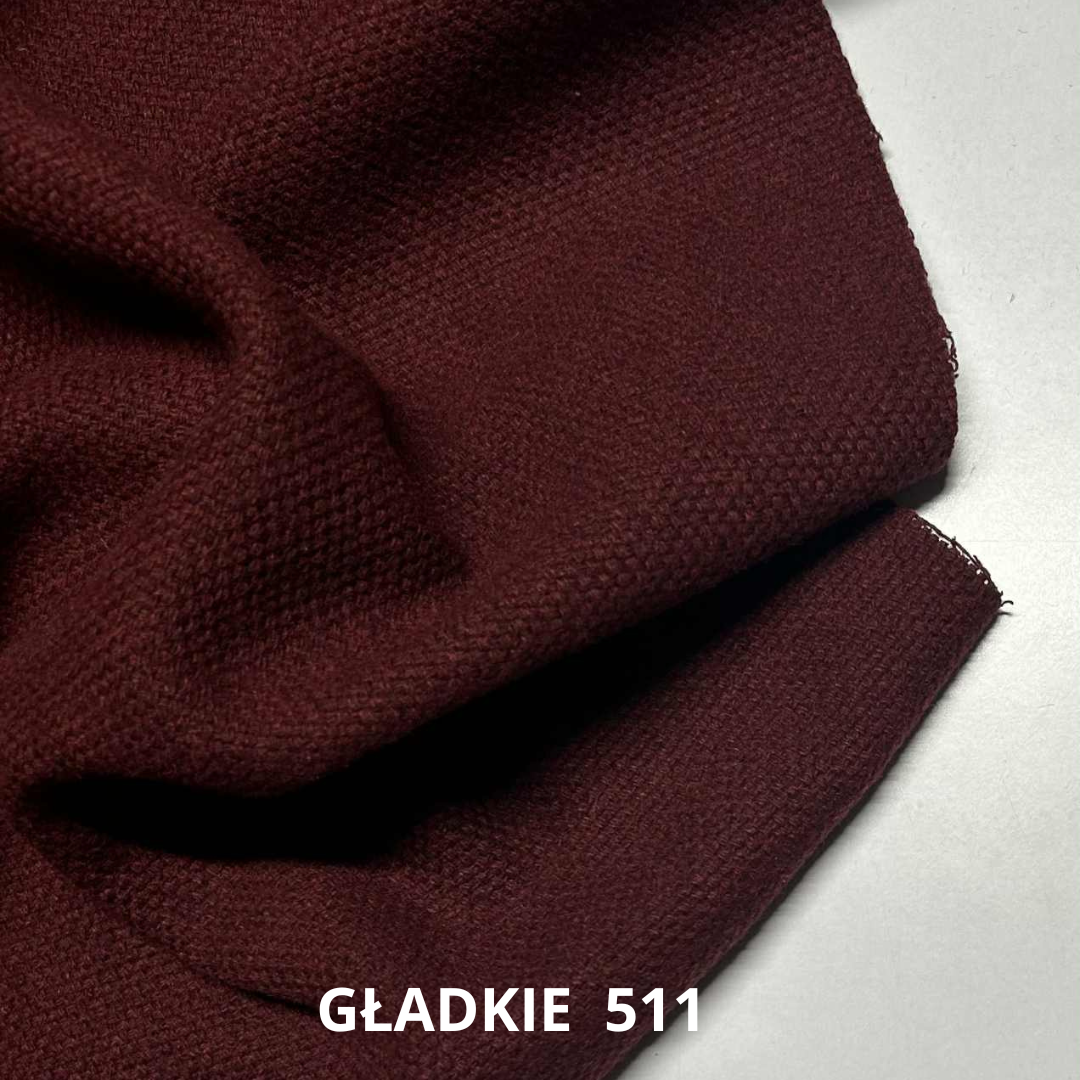 Tkanina wełniana, stroje historyczne, bordo, nr 511