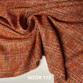 Tkanina w kratę z wełną, nr 113