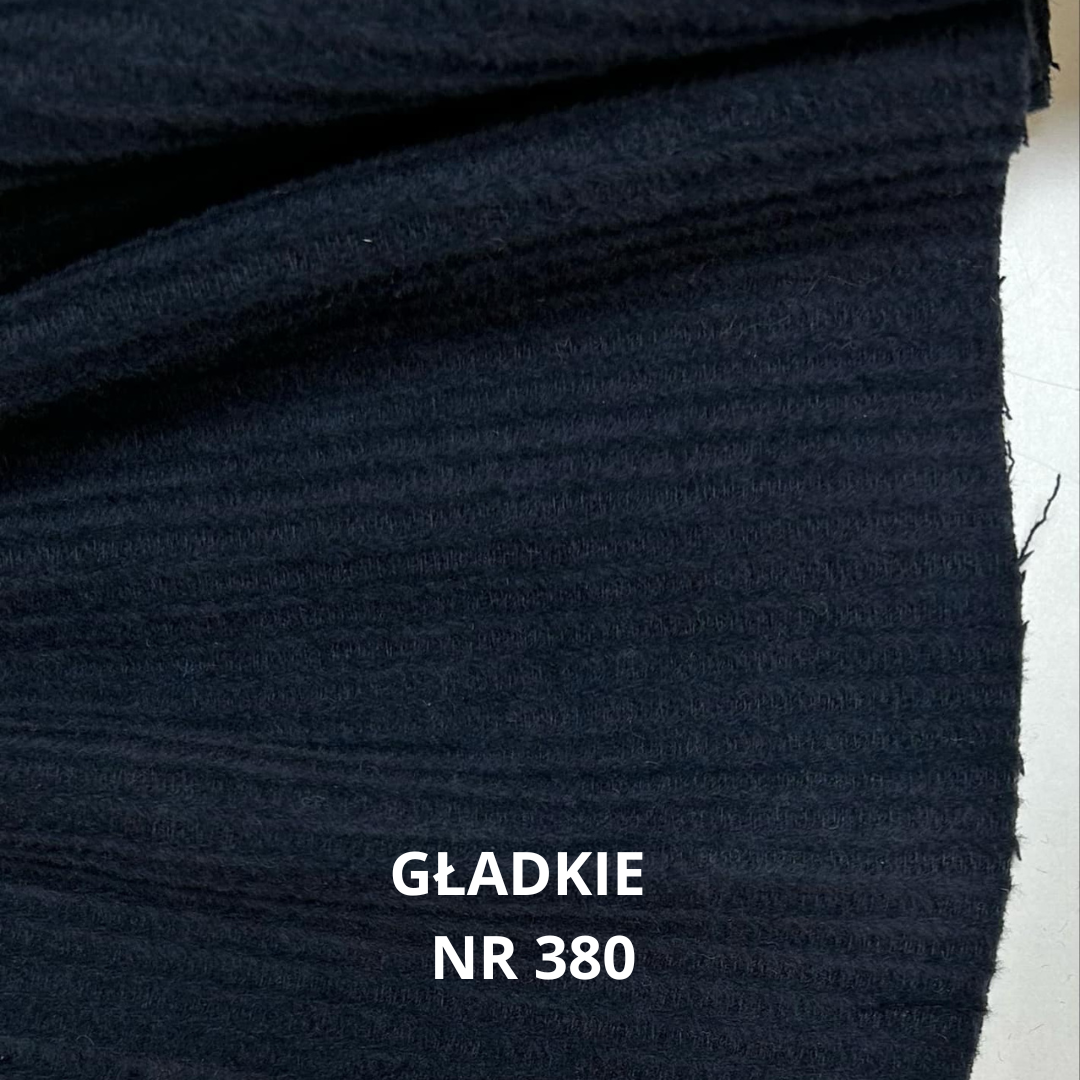 Granatowa wełna, wełniany sztruks nr 380