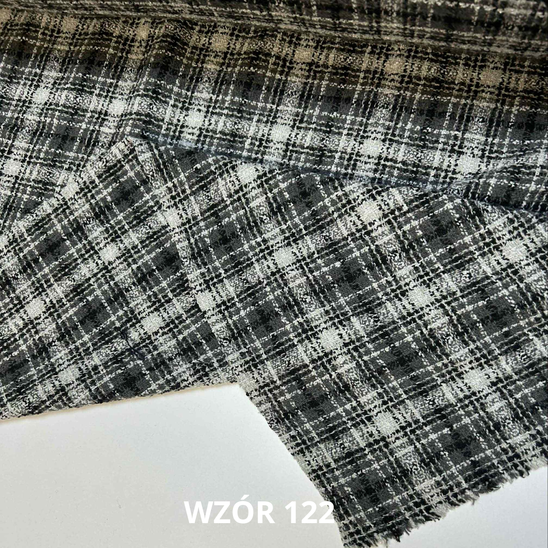 Tkanina w kratę, nr 122