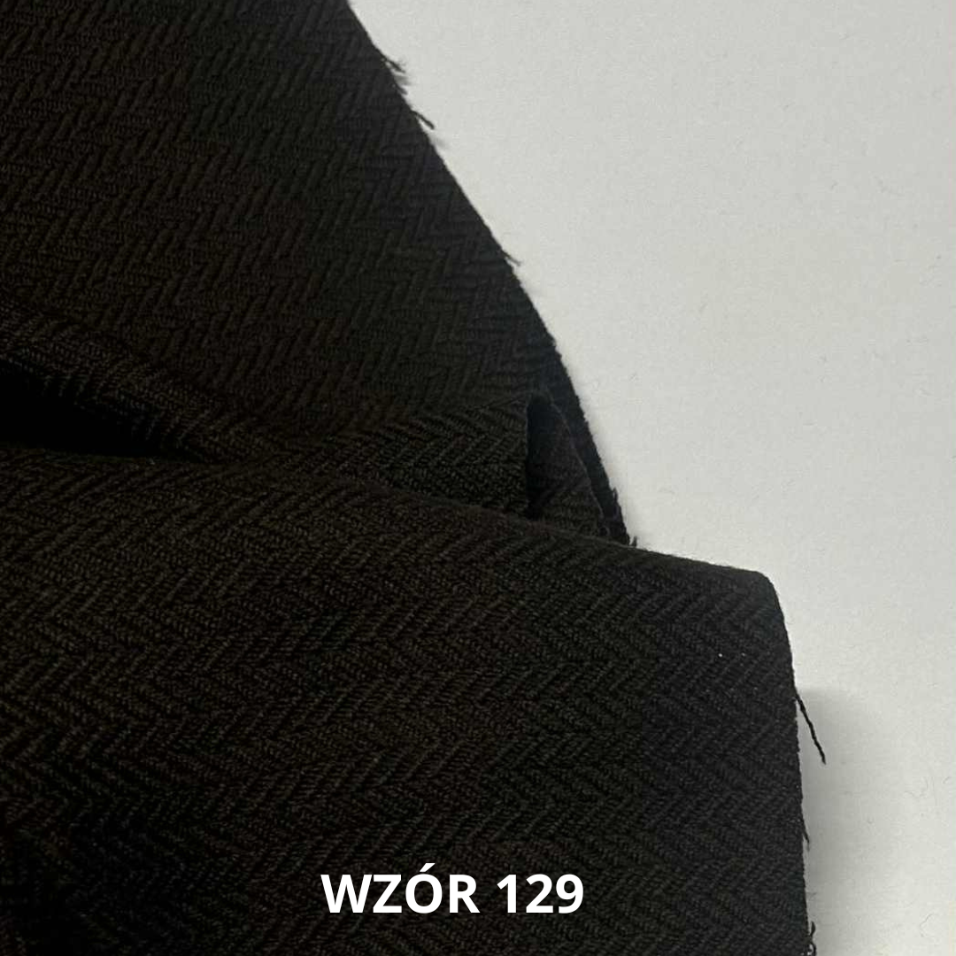 Tkanina wełniana, jodełka, stroje historyczne, nr 129