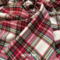 Tkanina w kratę, tkanina na narzuty, dekoracje, nr 99