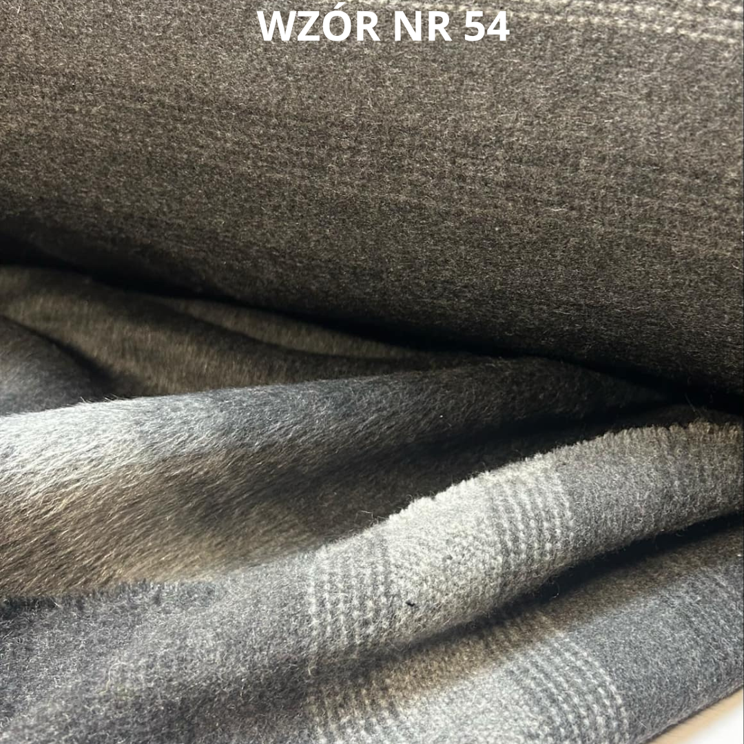 Tkanina w pasy, tkanina płaszczowa, nr 54