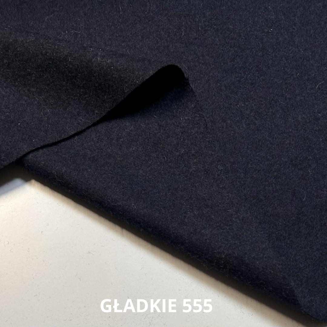 Granatowa wełna, sukno, stroje historyczne, nr 555