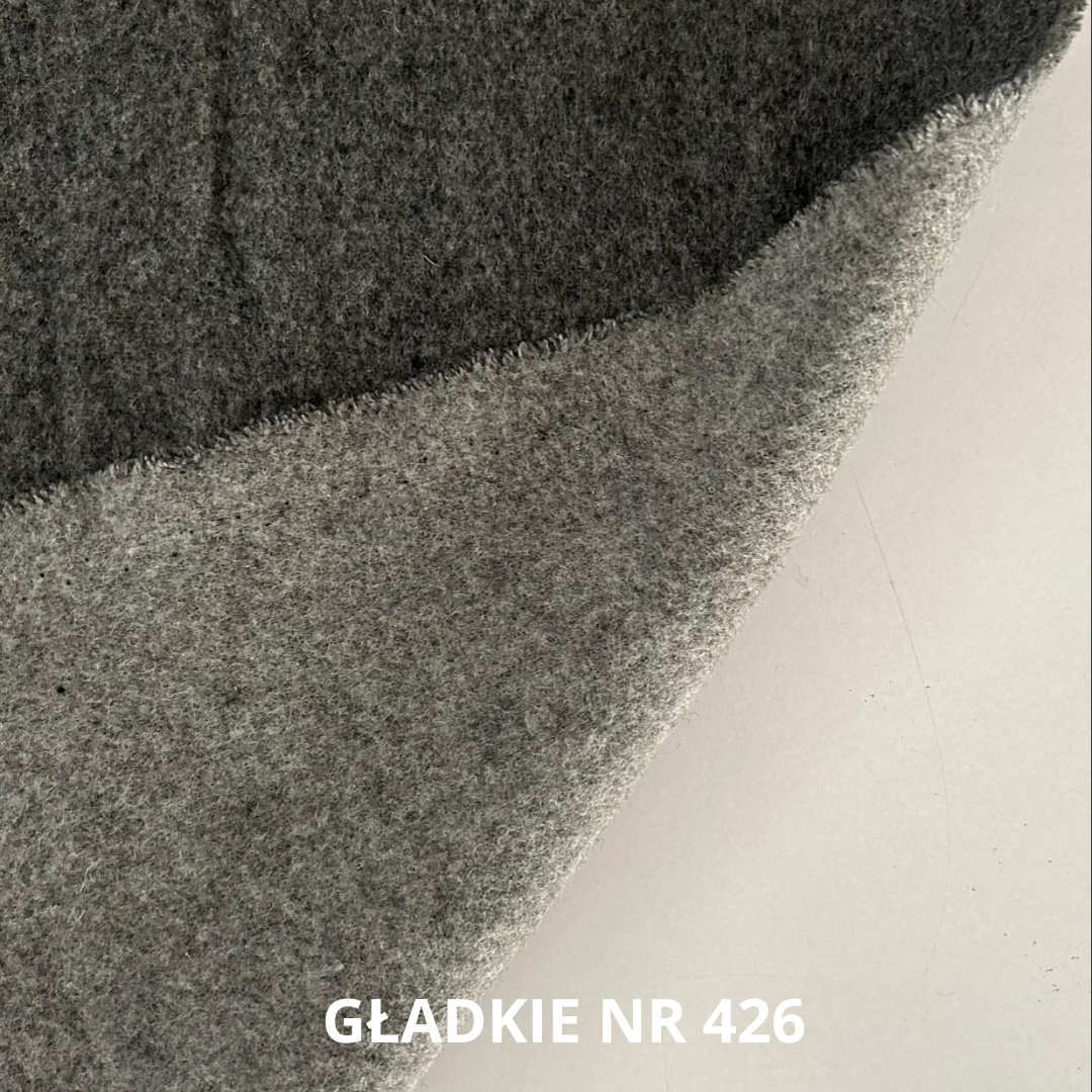 Szara tkanina płaszczowa z wełną, stroje historyczne, nr 426