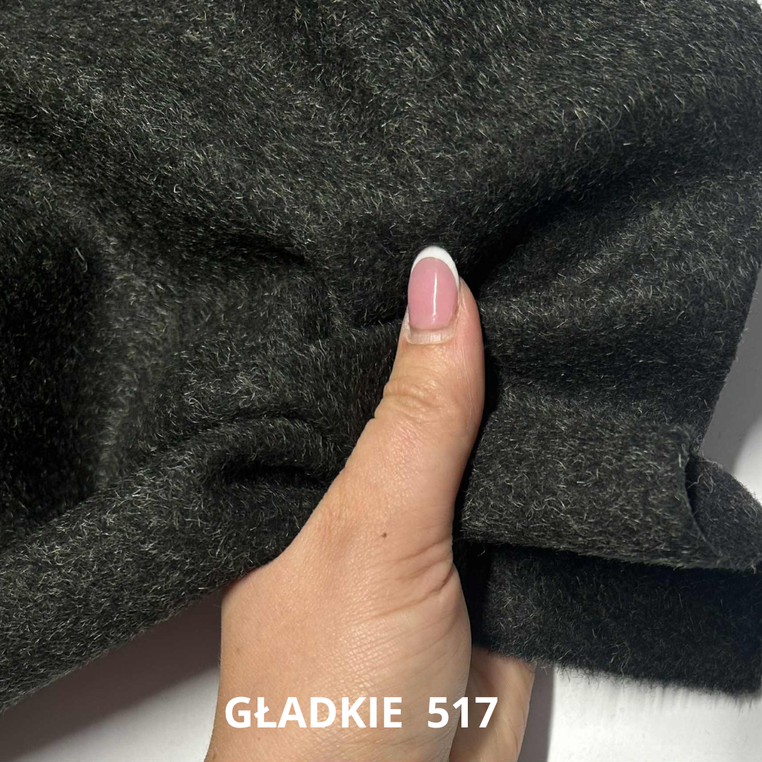 Płaszczowa włoska tkanina wełniana, nr 517