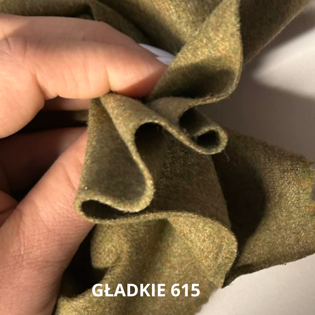 Tkanina wełniana, tkanina ubraniowa, stroje historyczne, zielona wełna nr 615