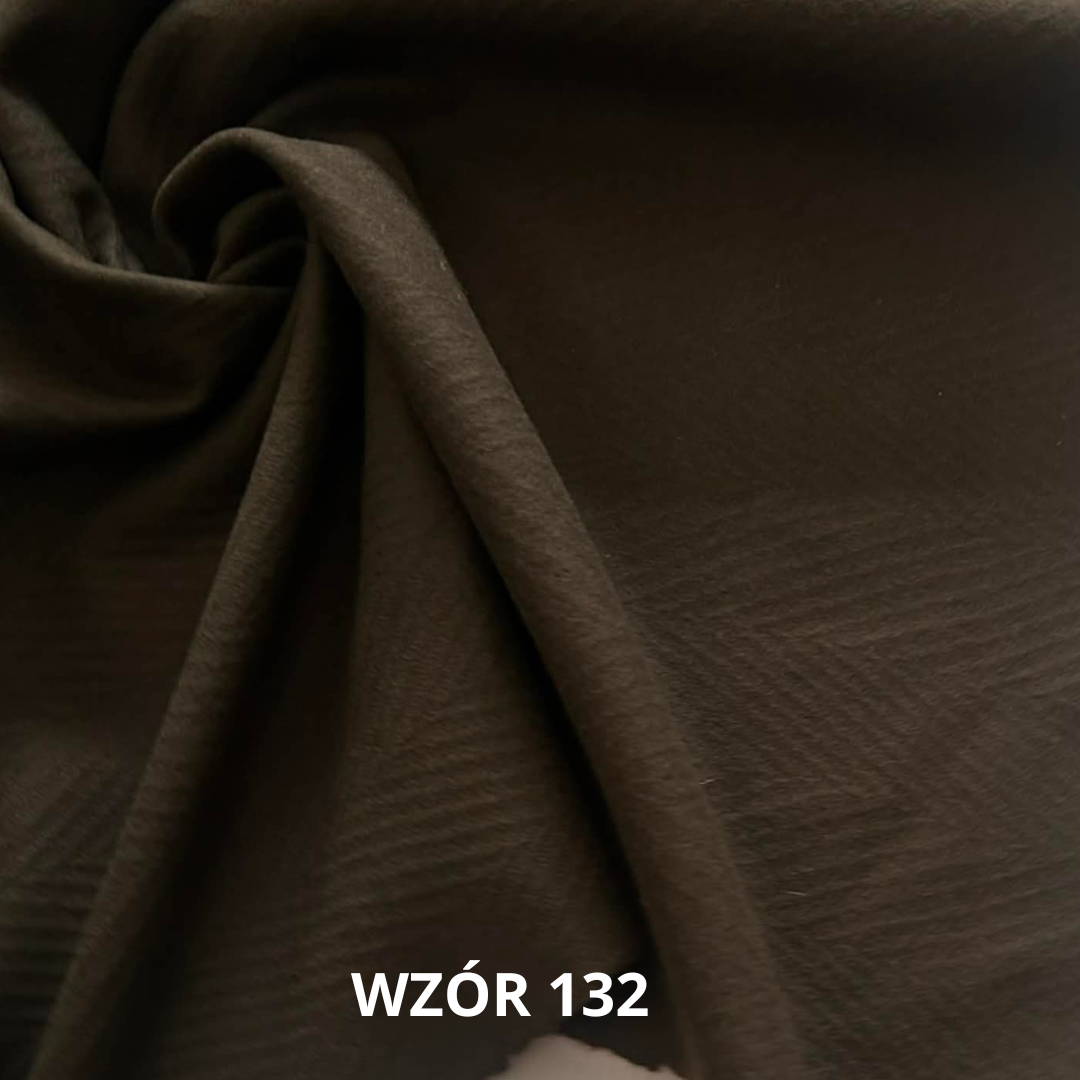 Tkanina wełniana w jodełkę, brąz, jodełka, stroje historyczne, nr 132