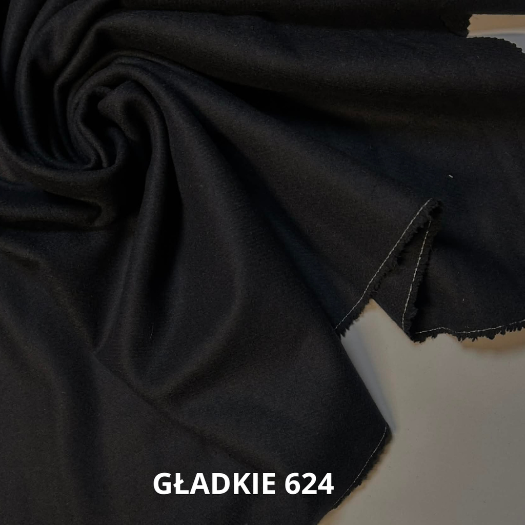 Tkanina wełniana, ciemny granat, stroje historyczne nr 624