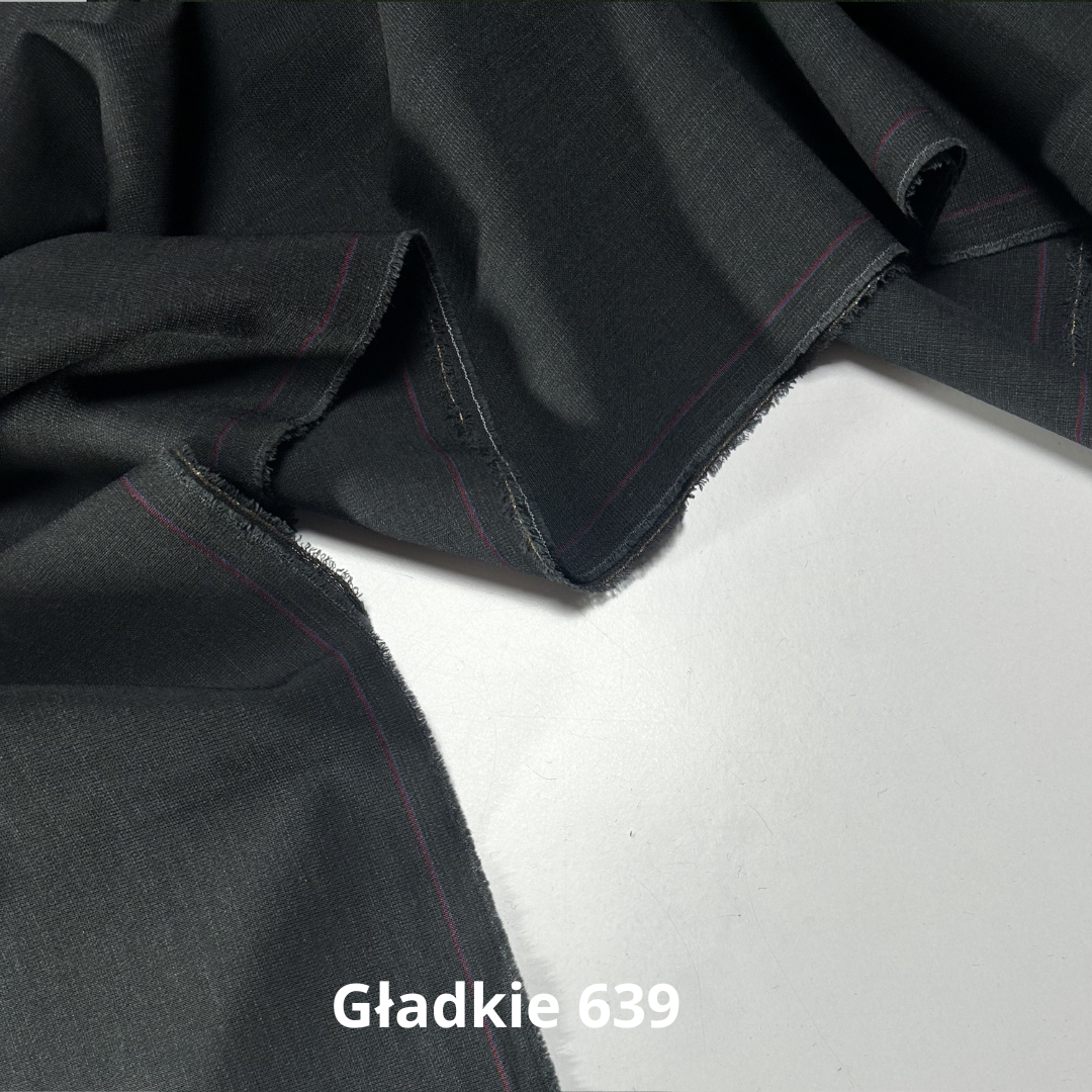 Gładkie nr 639, szara cienka wełna