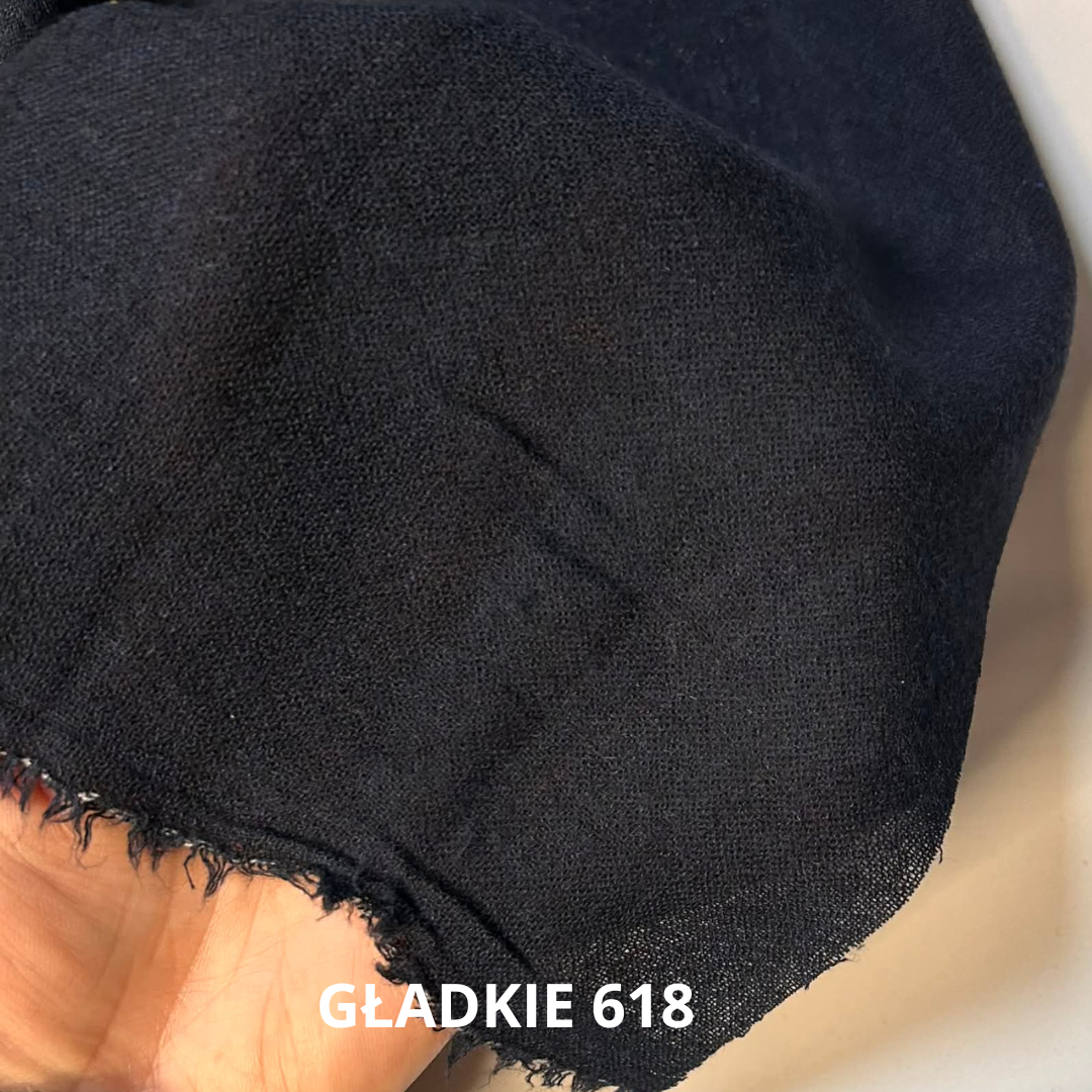 Tkanina wełniana, splot płócienny, ciemny granat, stroje historyczne nr 618