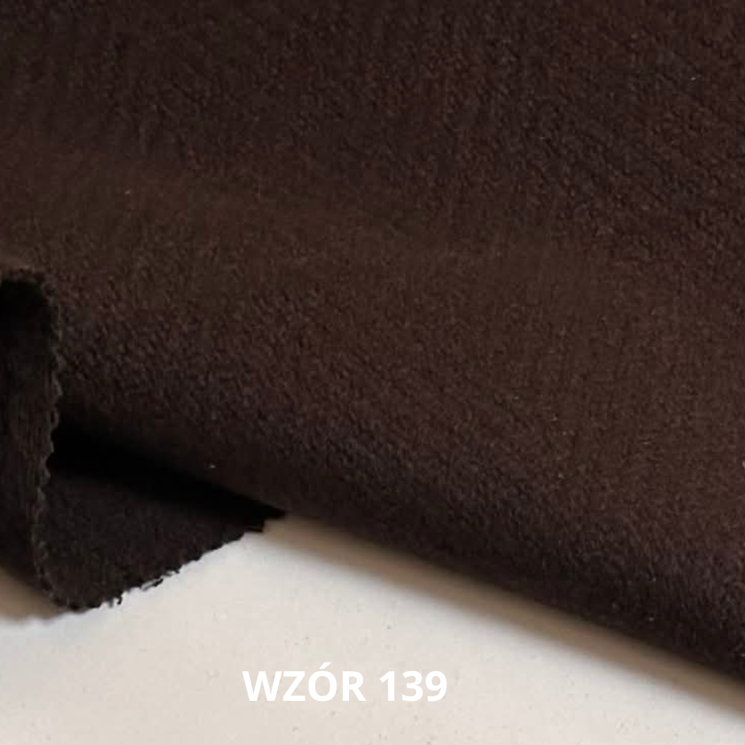 Brązowa jodełka wełniana, wzór, nr 139