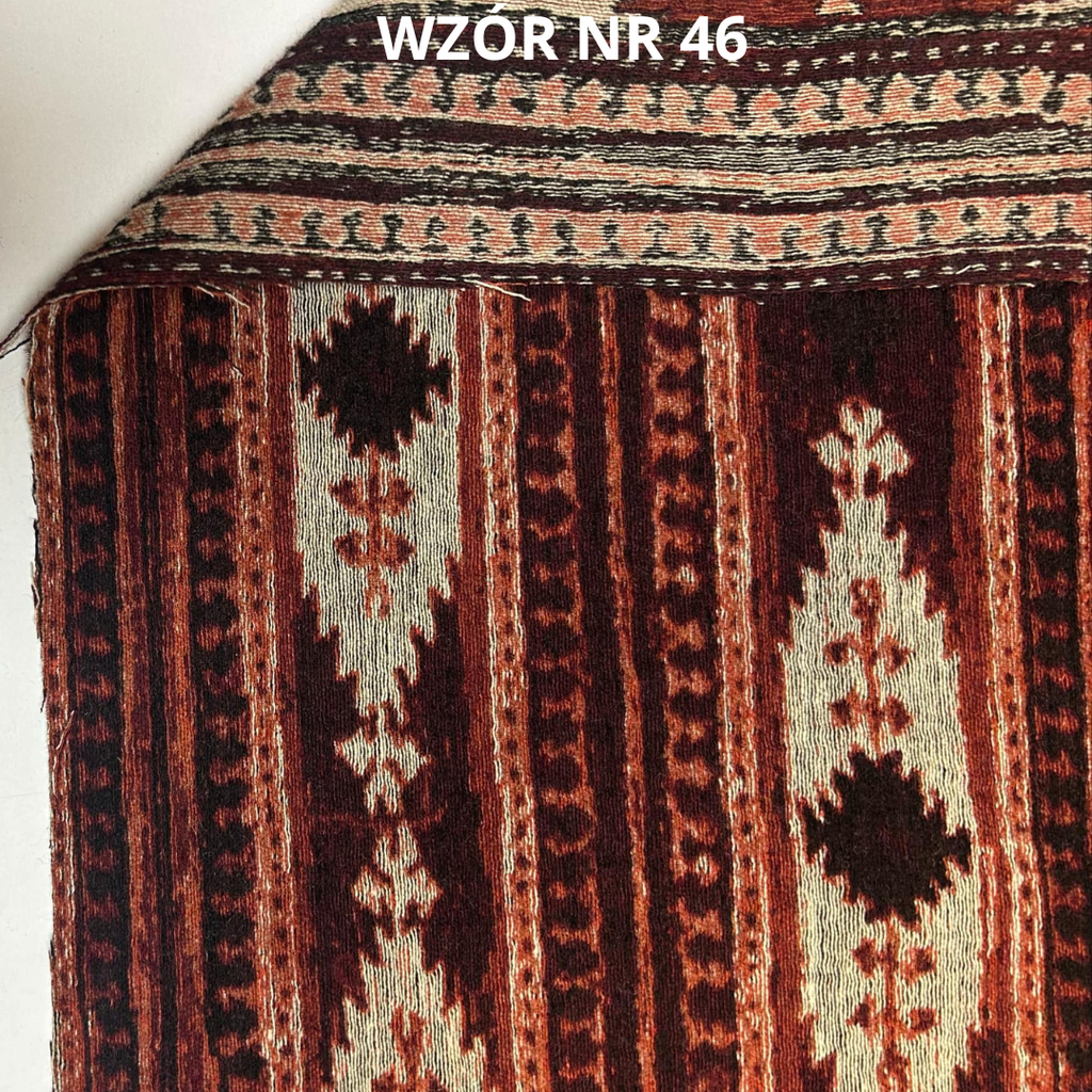 Tkanina, wzór, 57% wełna, nr 46