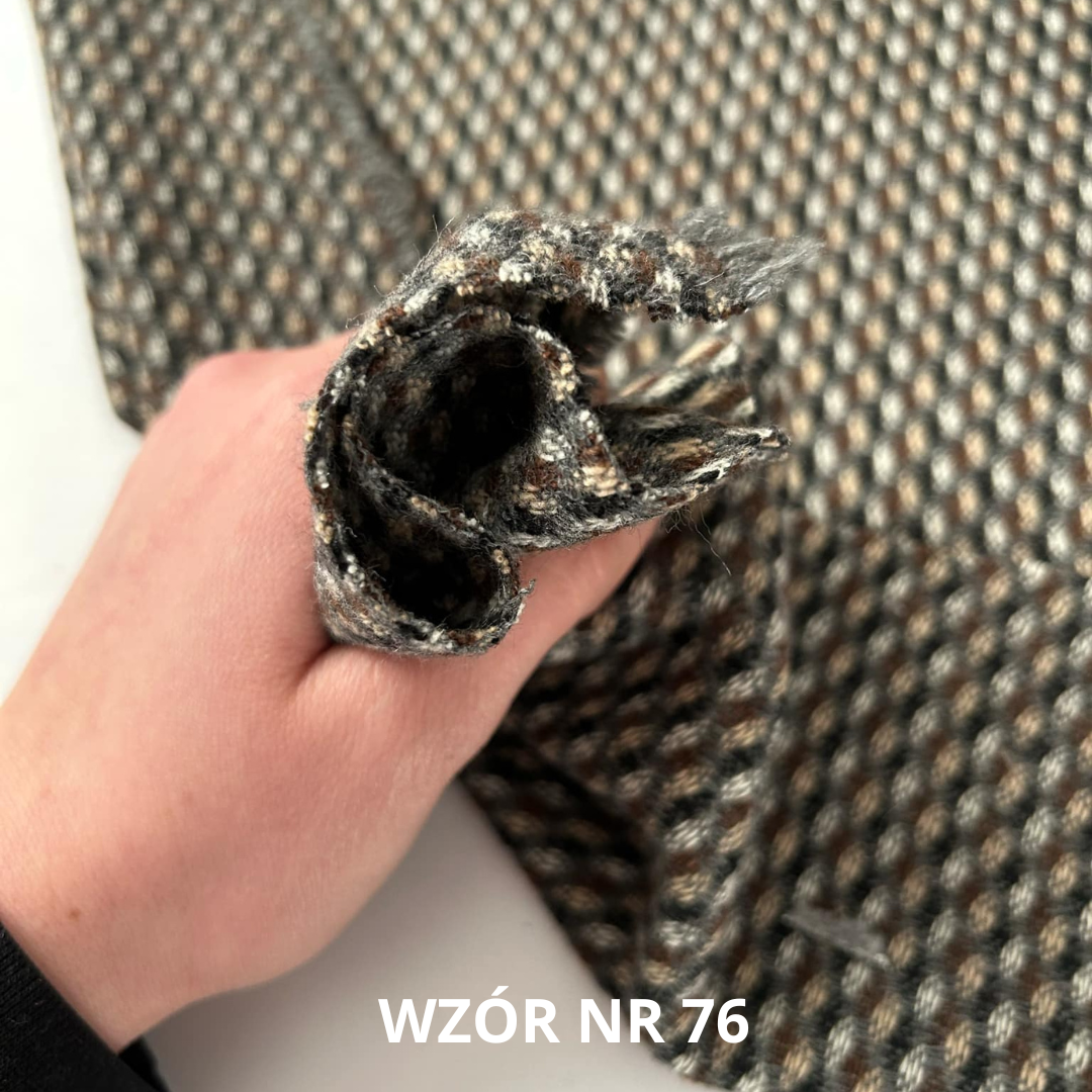 Tkanina ubraniowa z wełną, stroje historyczne, nr 76