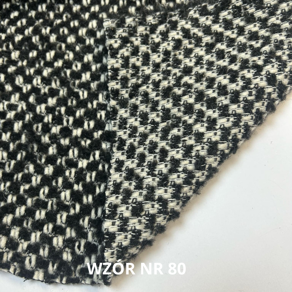 Tkanina czarno biała, nr 80