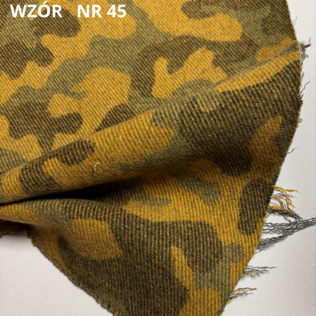 Tkanina płaszczowa, moro, nr 45