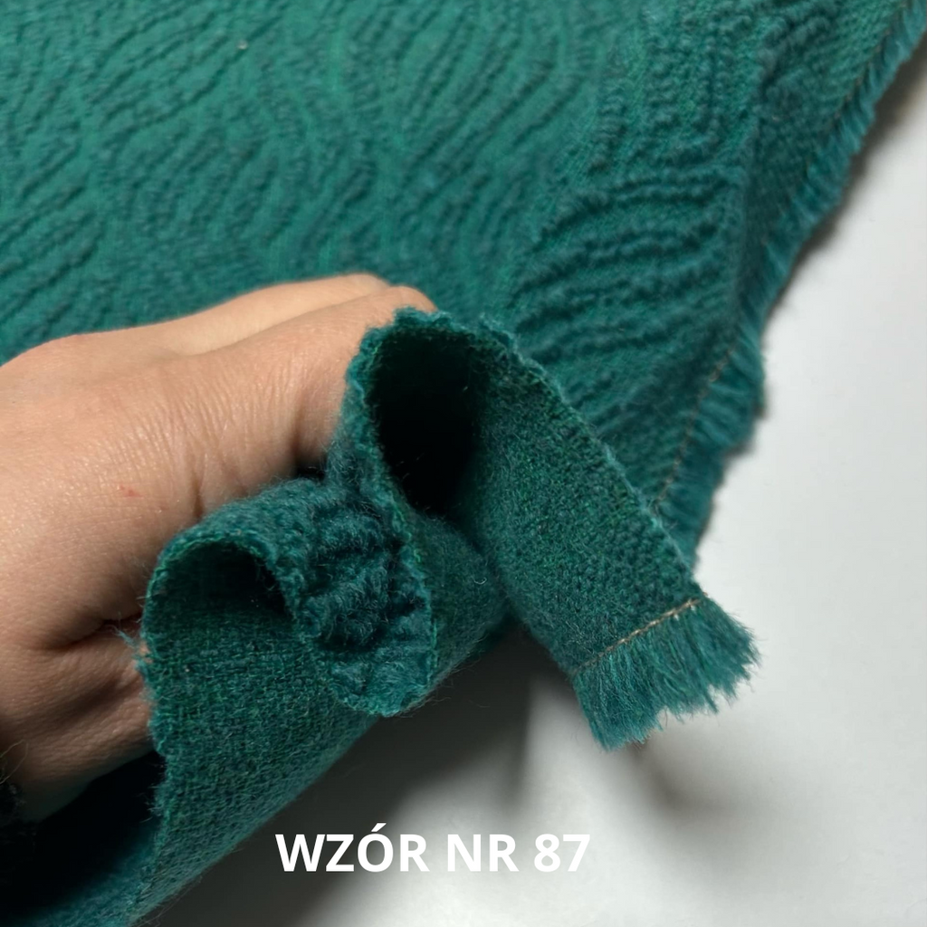 Zielona tkanina wzór, nr 87