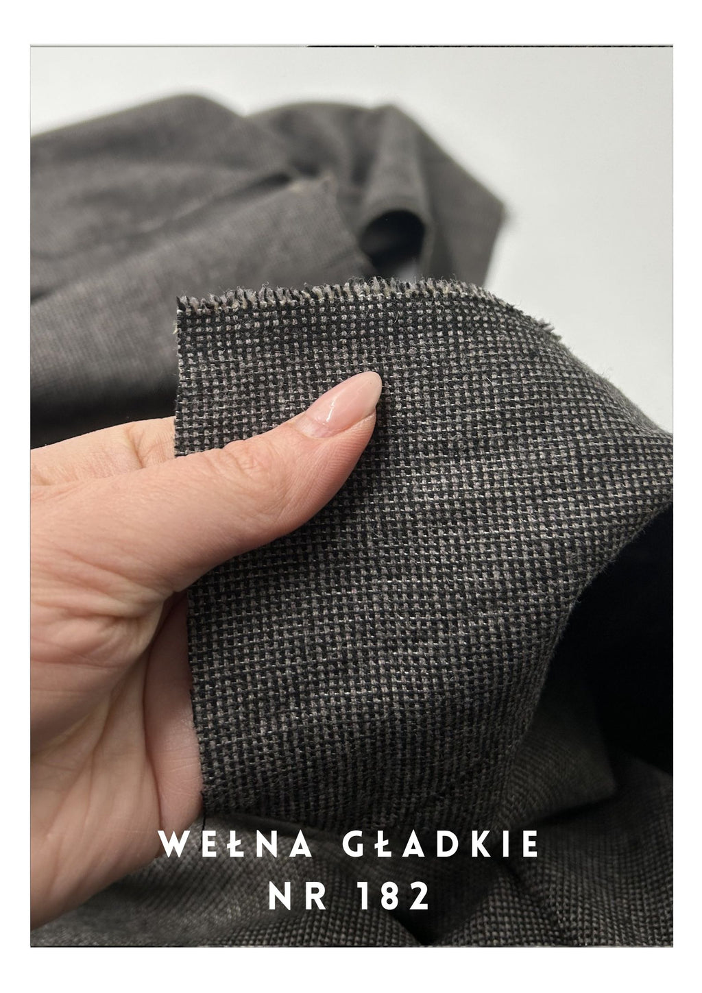 Tkanina ubraniowa z wełną nr 182