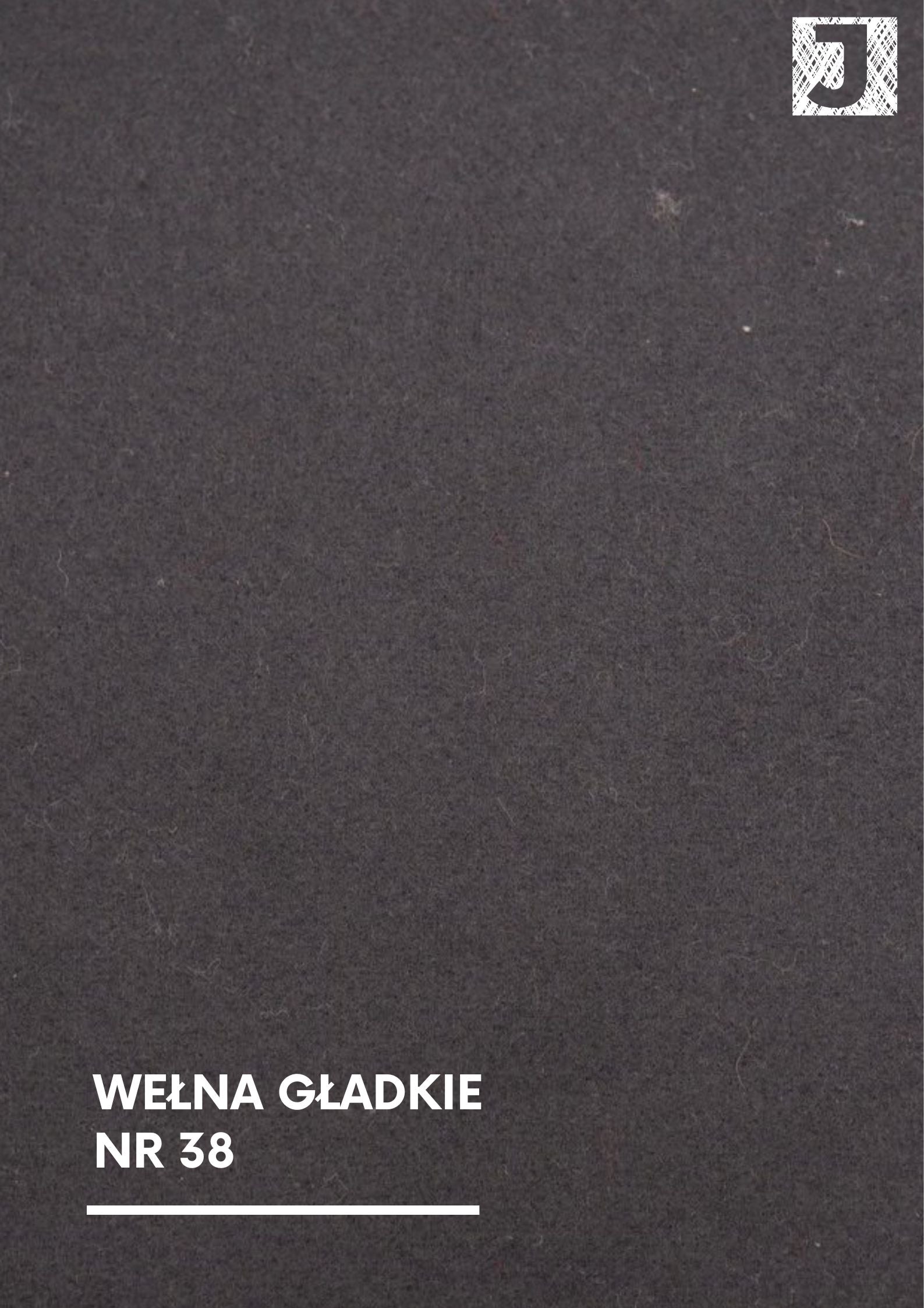 Szare wełniane sukno płaszczowe nr 38