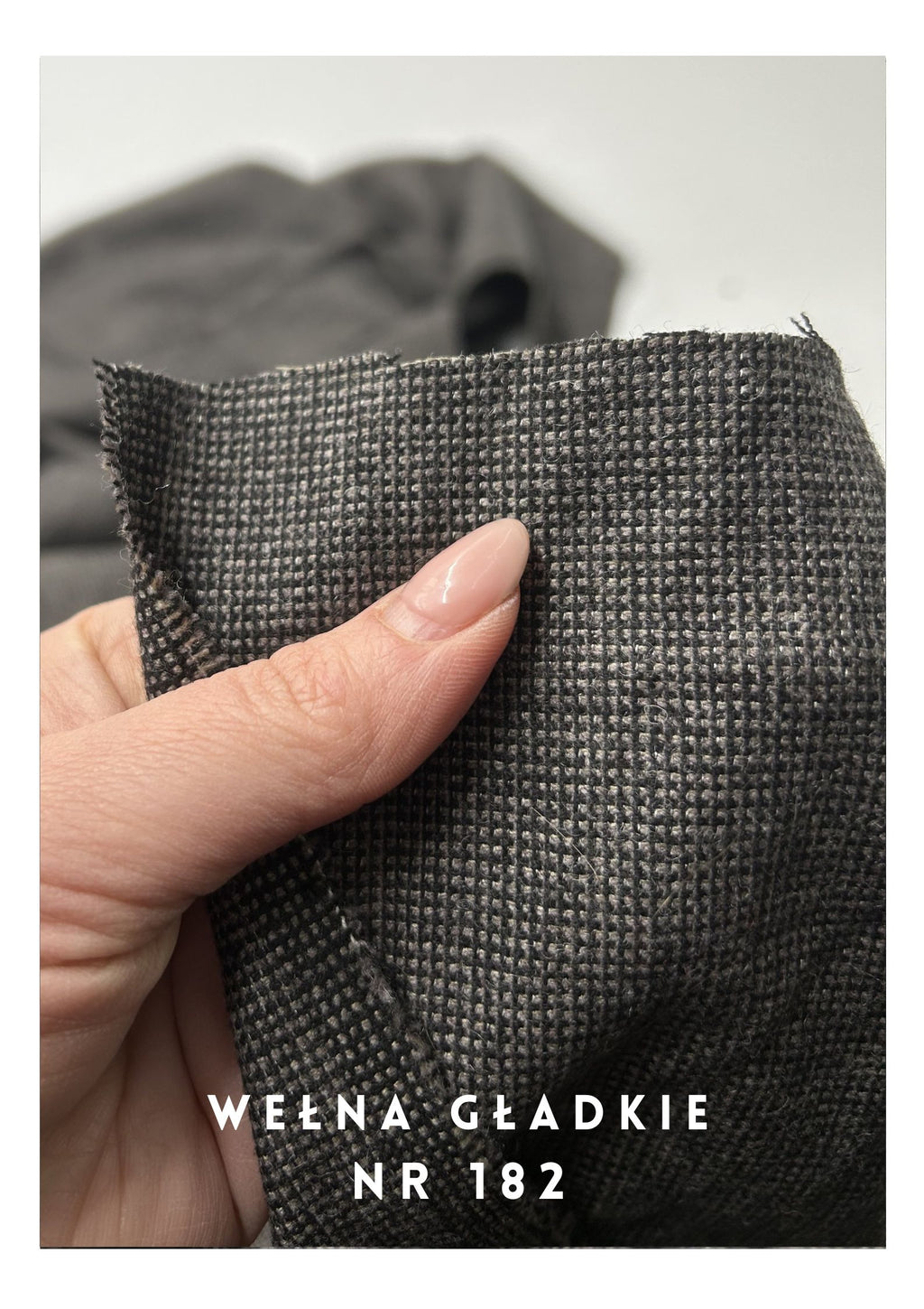 Tkanina ubraniowa z wełną nr 182