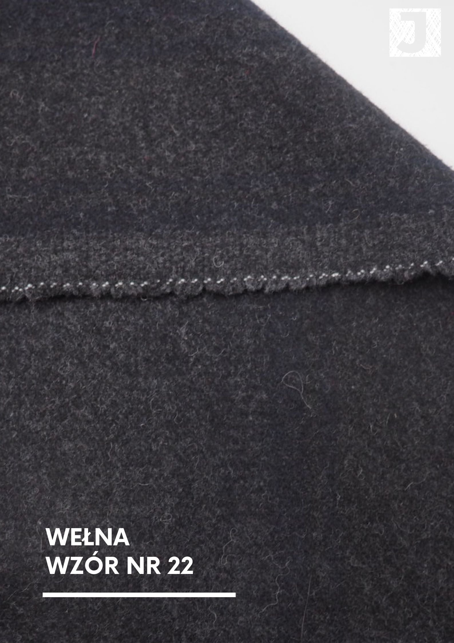 Wełna, tkanina pasy, stroje historyczne, nr 22